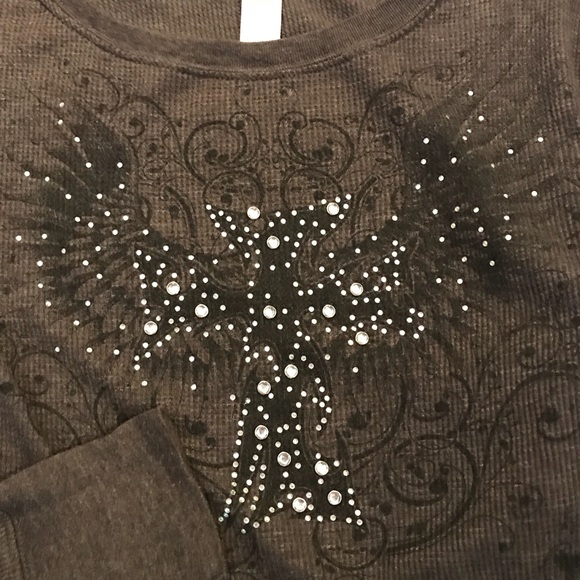 Love to Love Thermal T-Shirt Gray - Picture 3 of 5